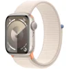 Apple Watch Series 9 GPS 41mm Starlight Aluminum Case with Starlight Sport Loop Apple Watch Series 9 GPS 41mm Starlight Aluminum Case with Starlight Sport Loop